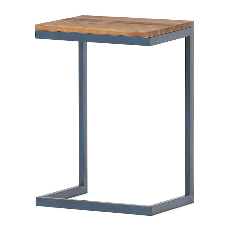 Christopher Knight Home Kora Table d'appoint en sapin antique en forme de C pour extérieur