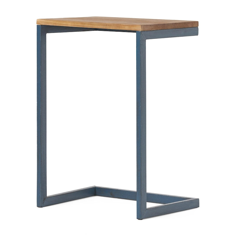 Christopher Knight Home Kora Table d'appoint en sapin antique en forme de C pour extérieur