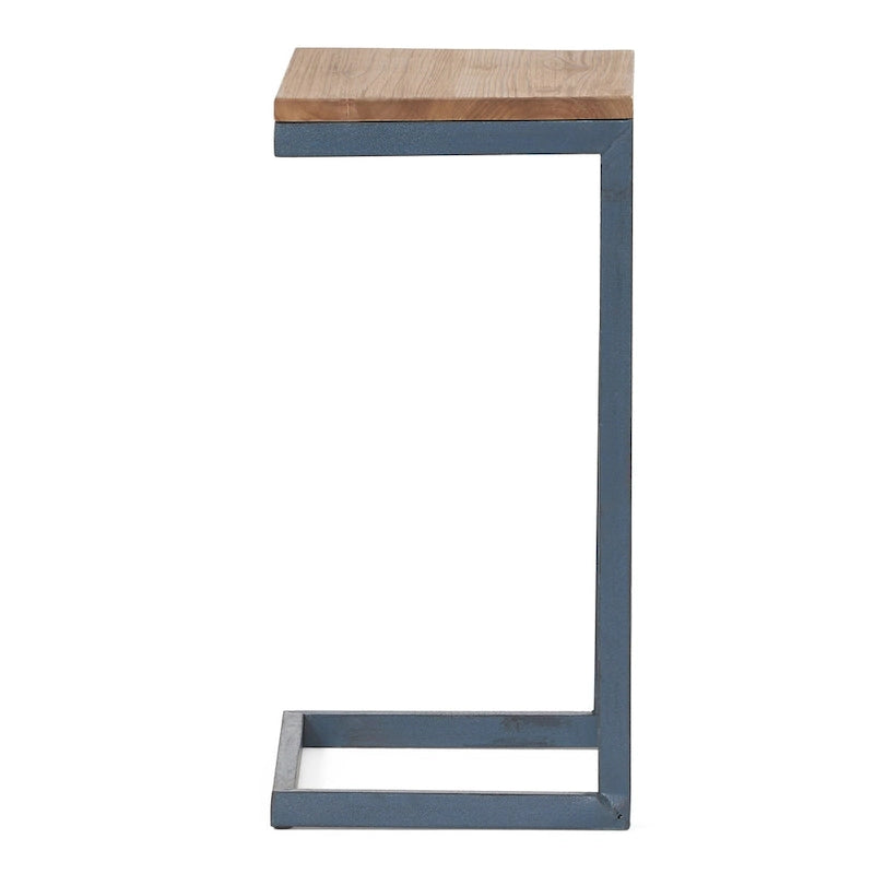 Christopher Knight Home Kora Table d'appoint en sapin antique en forme de C pour extérieur