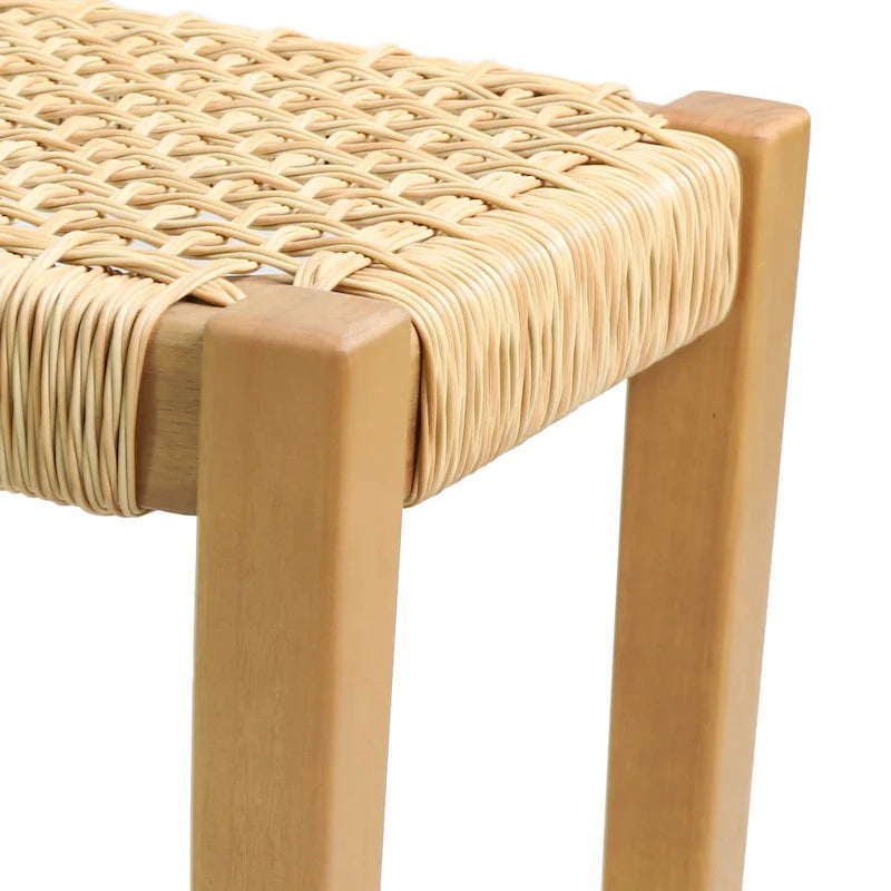 Banc d'extérieur moderne industriel en bois d'acacia Angie de Christopher Knight Home - 43,25 L x 15,75 P x 16,25 H
