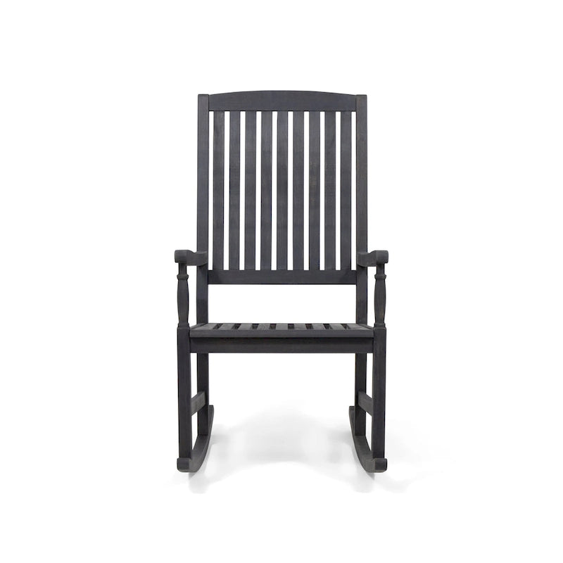 Fauteuil à bascule d'extérieur Arcadia en bois d'acacia par Christopher Knight Home