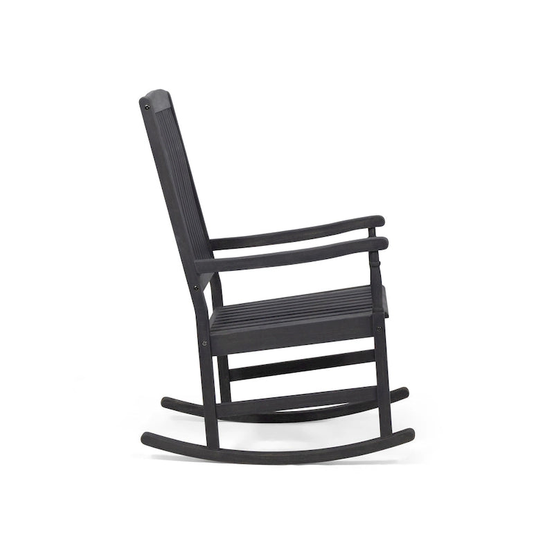 Fauteuil à bascule d'extérieur Arcadia en bois d'acacia par Christopher Knight Home