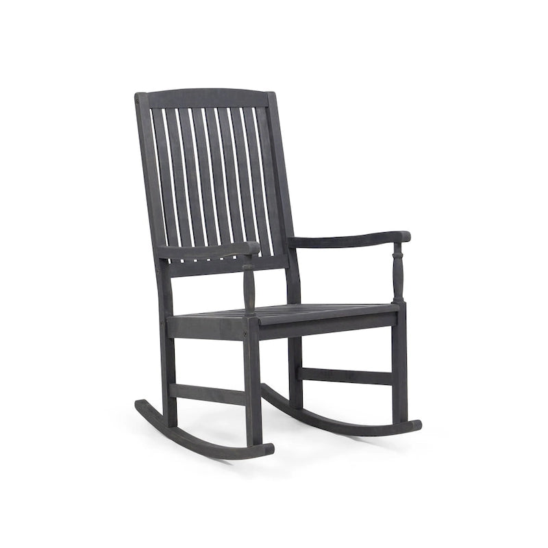 Fauteuil à bascule d'extérieur Arcadia en bois d'acacia par Christopher Knight Home