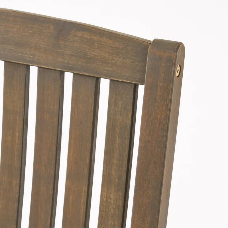 Fauteuil à bascule d'extérieur Arcadia en bois d'acacia par Christopher Knight Home