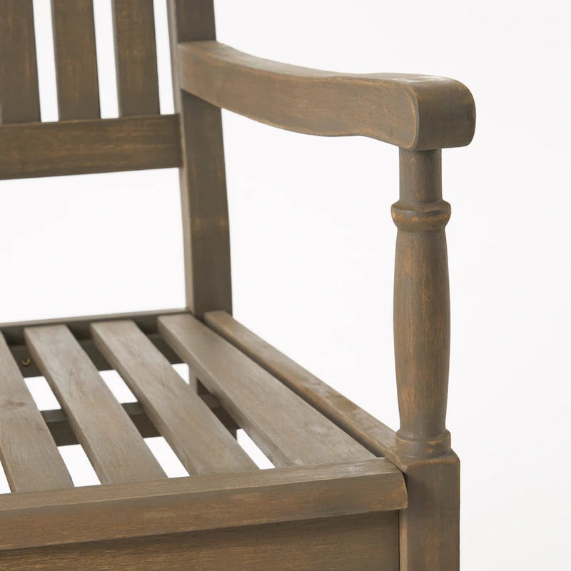 Fauteuil à bascule d'extérieur Arcadia en bois d'acacia par Christopher Knight Home