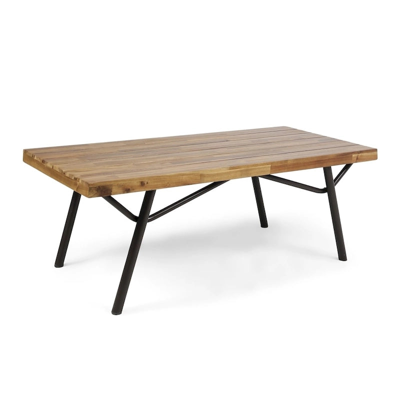 Table basse industrielle d'extérieur Canoga par Christopher Knight Home