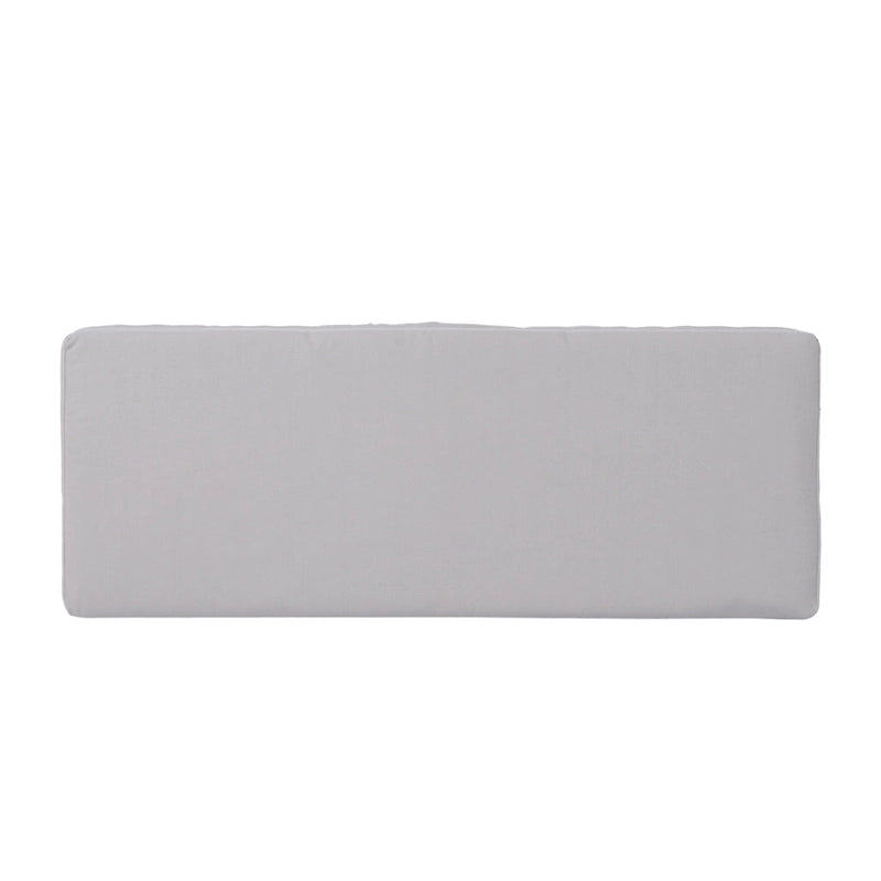 Banc d'extérieur en osier Santa Rosa avec coussin par Christopher Knight Home