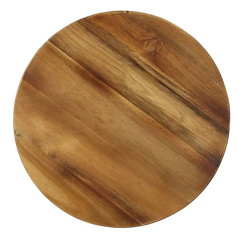 Table d'appoint ronde Canary d'extérieur en bois d'acacia par Christopher Knight Home