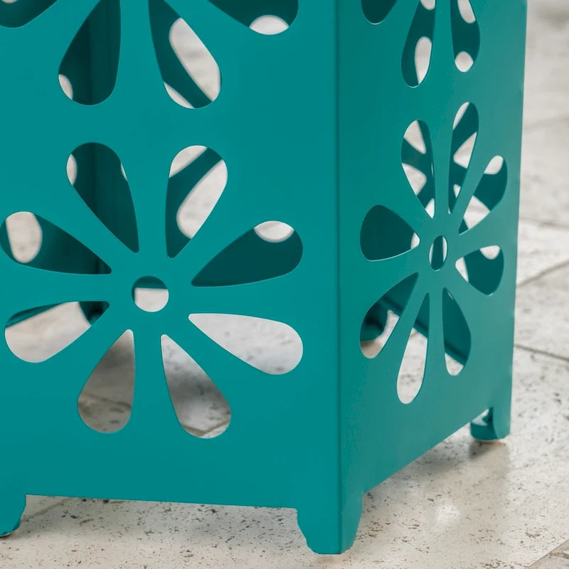 Table d'appoint florale d'extérieur pissenlit 35,5 cm par Christopher Knight Home