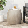 Table d'appoint en béton léger Gatsby de Christopher Knight Home
