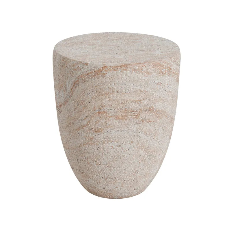 Table d'appoint d'extérieur légère en béton Inkwood par Christopher Knight Home
