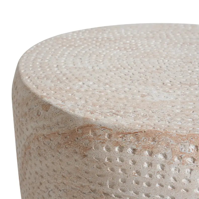 Table d'appoint d'extérieur légère en béton Inkwood par Christopher Knight Home