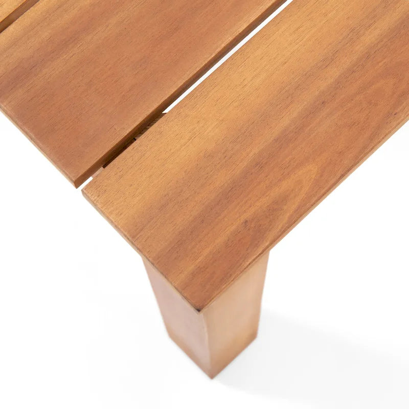 Table d'appoint d'extérieur moderne du milieu du siècle Temecula par Christopher Knight Home - 19,75 L x 19,75 P x 15,00 H
