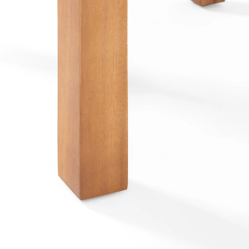 Table d'appoint d'extérieur moderne du milieu du siècle Temecula par Christopher Knight Home - 19,75 L x 19,75 P x 15,00 H