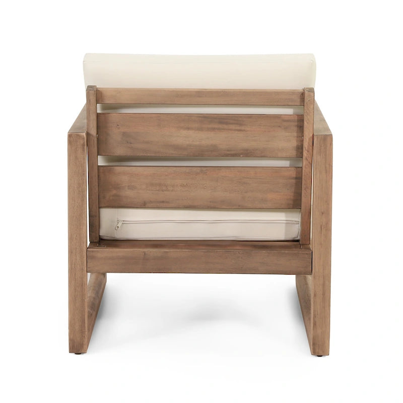 Fauteuil de jardin Stefan en bois d'acacia (lot de 2) par Christopher Knight Home