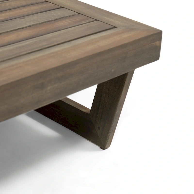 Table Basse d'Extérieur Sherwood en Bois d'Acacia par Christopher Knight Home
