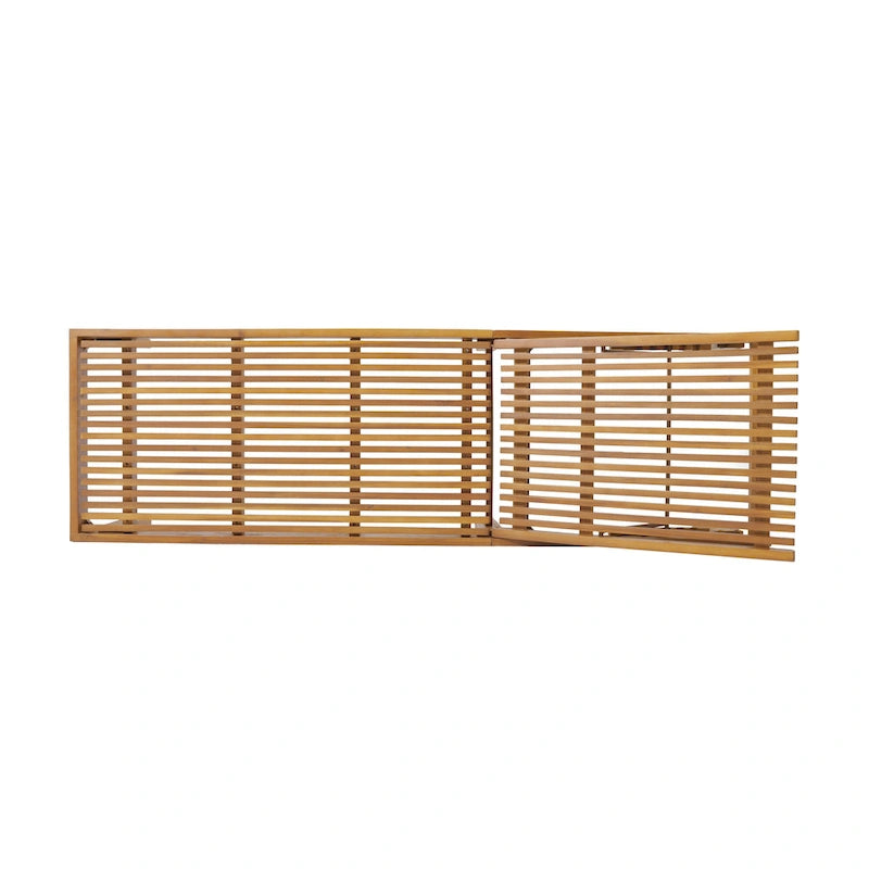 Ensemble de 3 chaises longues Nadine en bois d'acacia d'extérieur par Christopher Knight Home