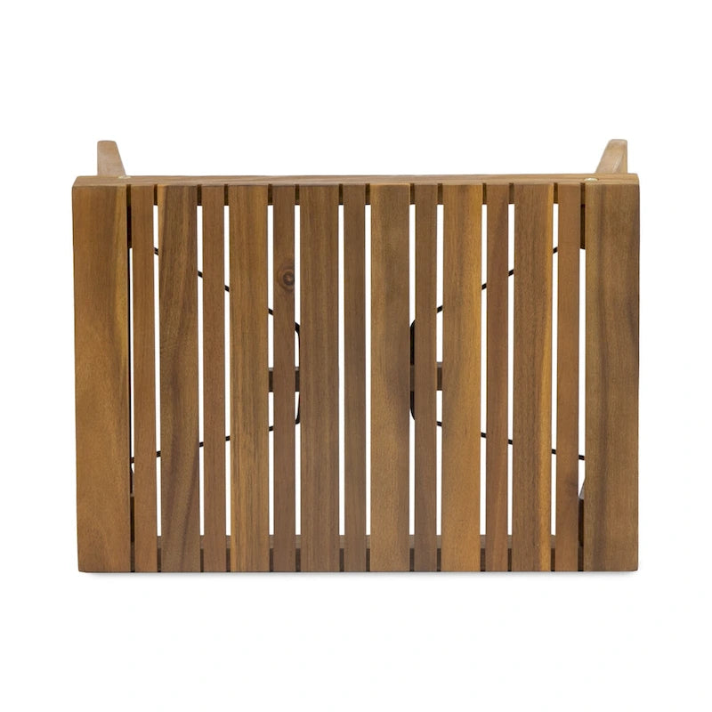 Ensemble de 3 chaises longues Nadine en bois d'acacia d'extérieur par Christopher Knight Home