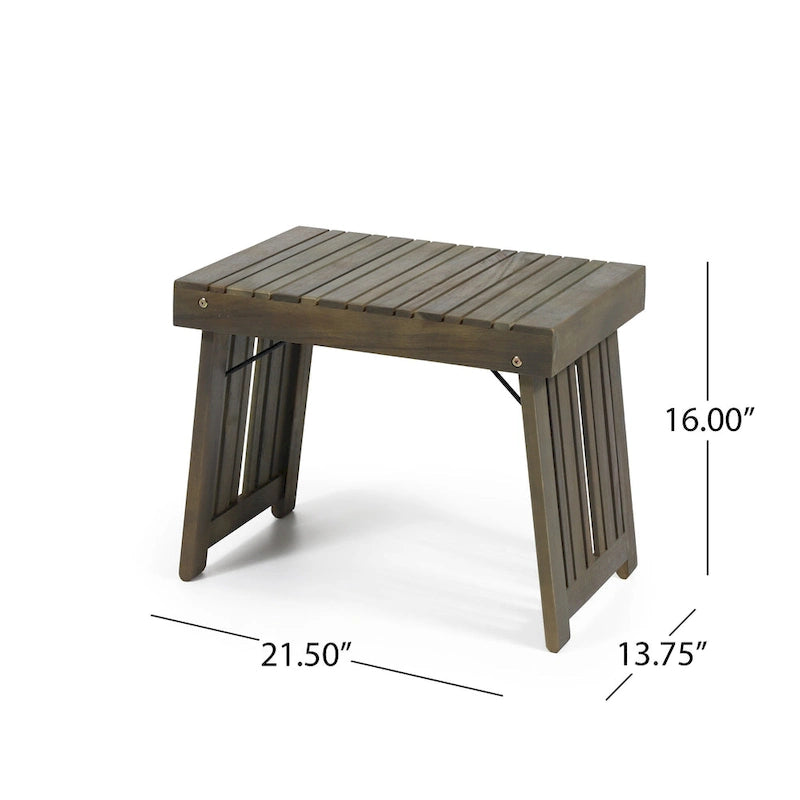 Ensemble de 3 chaises longues Nadine en bois d'acacia d'extérieur par Christopher Knight Home