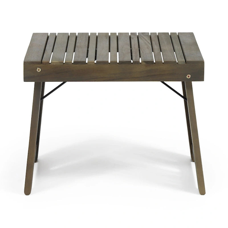 Ensemble de 3 chaises longues Nadine en bois d'acacia d'extérieur par Christopher Knight Home