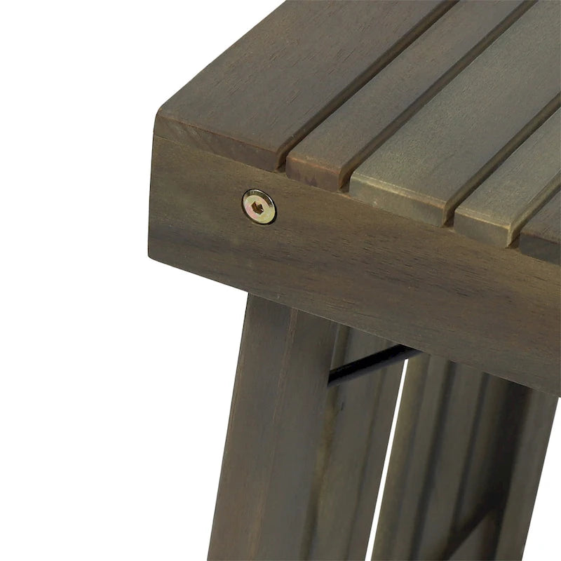 Ensemble de 3 chaises longues Nadine en bois d'acacia d'extérieur par Christopher Knight Home