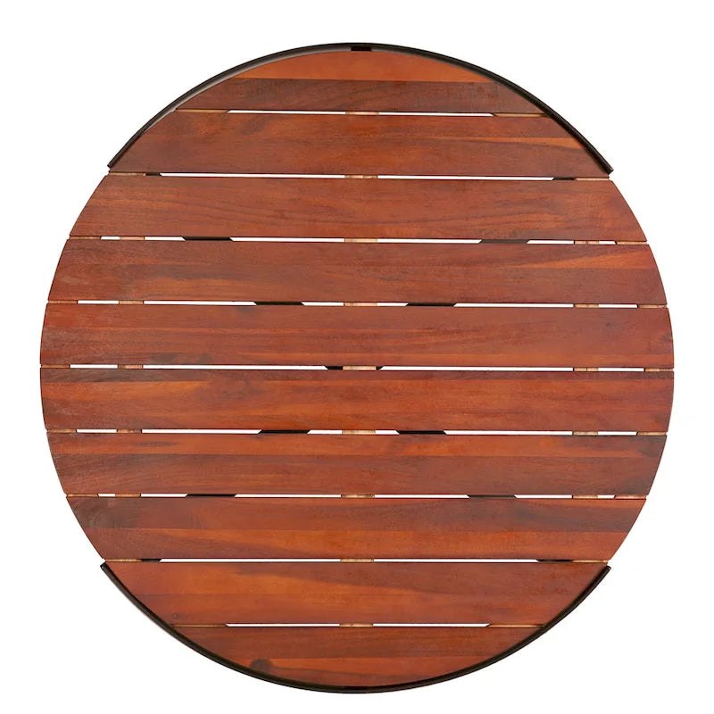 Table basse Eyre de Christopher Knight Home en bois d'acacia, style industriel moderne, pour l'extérieur