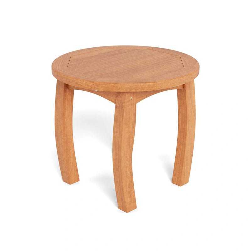 Table d'appoint ronde d'extérieur en teck Jakarta