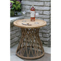 Samera Teak & Bohemian Accent Table