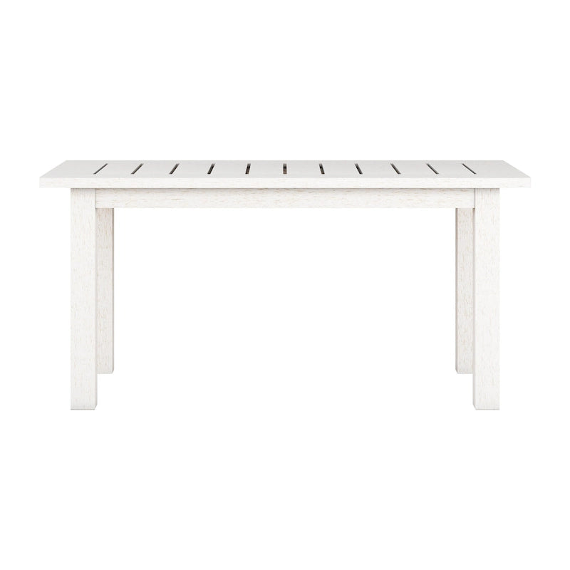 Table basse d'extérieur en bois dur blanchi CorLiving Miramar