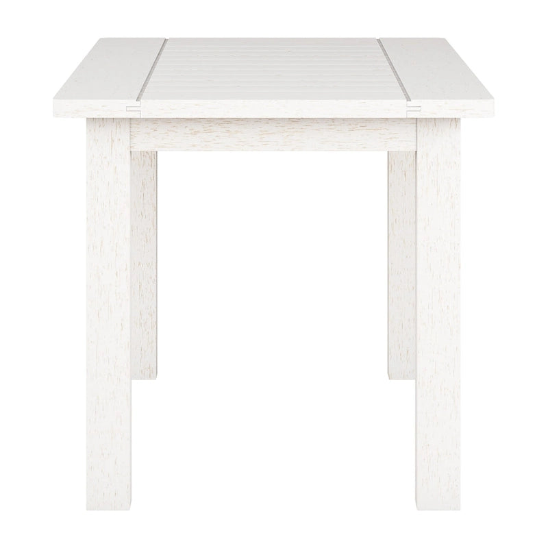 Table basse d'extérieur en bois dur blanchi CorLiving Miramar