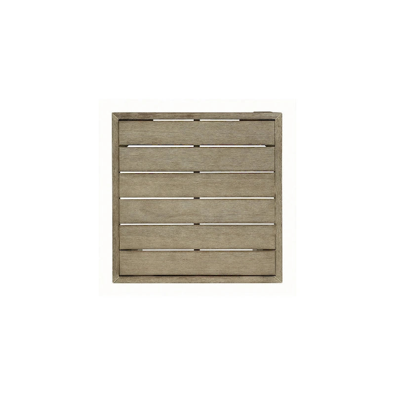 Table d'appoint carrée Silo Point Brown
