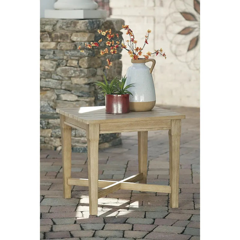 Table d'appoint carrée Silo Point Brown