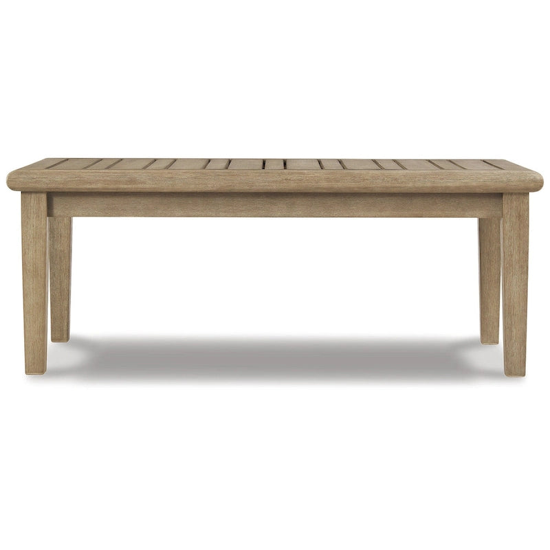 Signature Design by Ashley Ensemble d'extérieur 2 pièces Clare View beige – 81 larg. x 35 prof. x 32 haut.