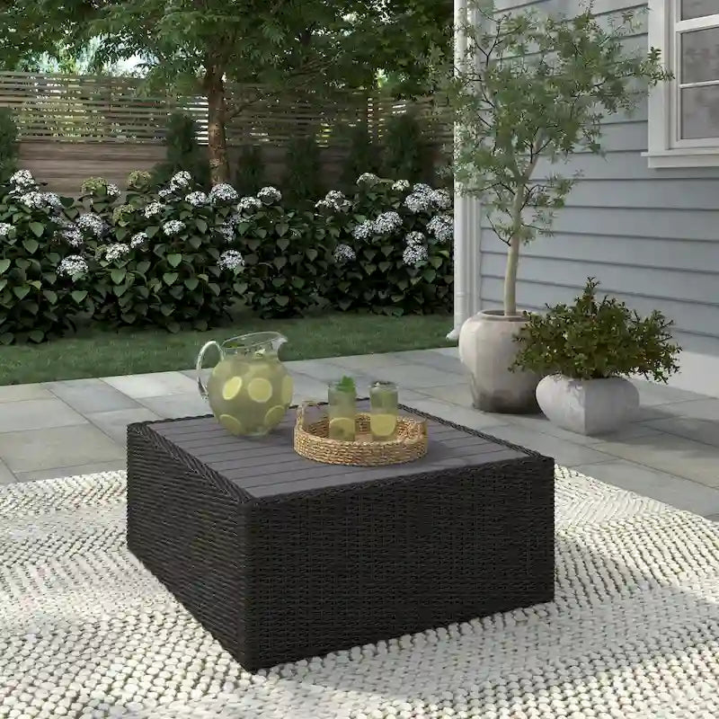 Portland Outdoor Square Coffee Table - 33.25 x 33 x 14.25