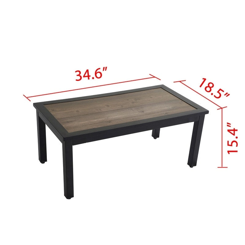 Table basse collection X-Back Patio Festival pour l'extérieur