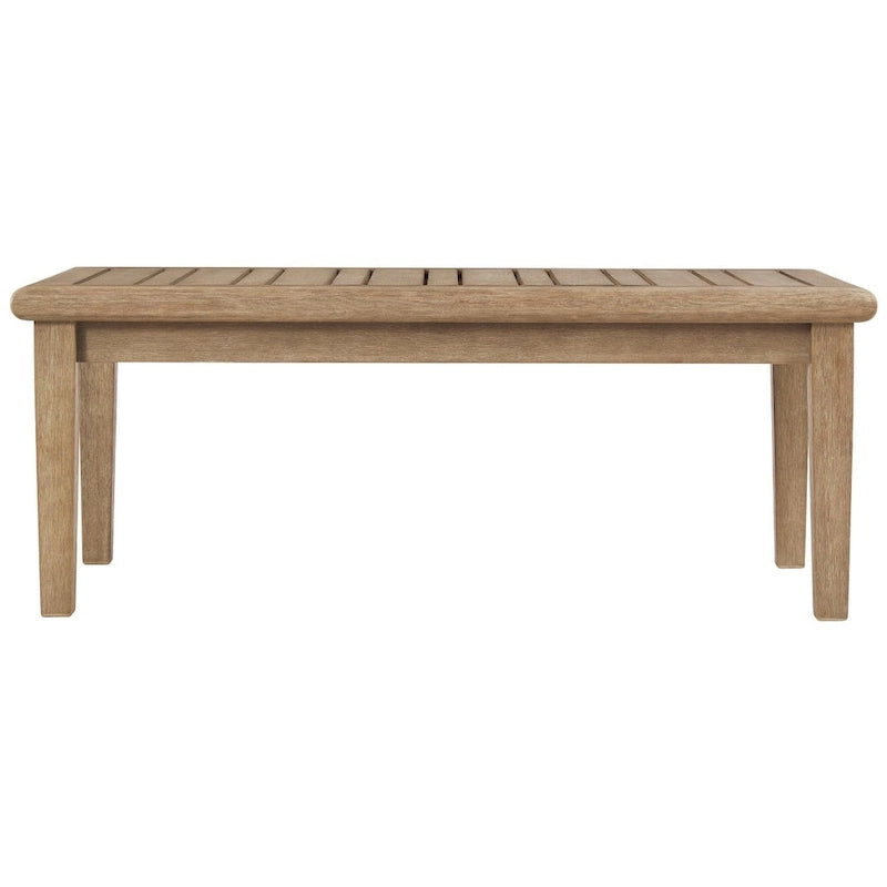 Signature Design by Ashley Gerianne Table basse rectangulaire d'extérieur marron - 50 L x 26 P x 18,63 H