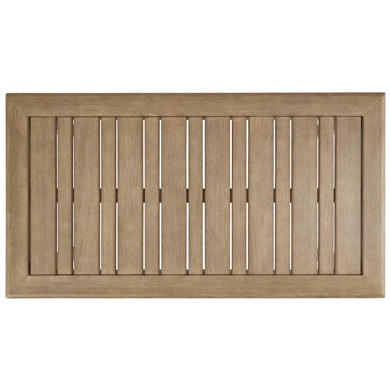 Signature Design by Ashley Gerianne Table basse rectangulaire d'extérieur marron - 50 L x 26 P x 18,63 H