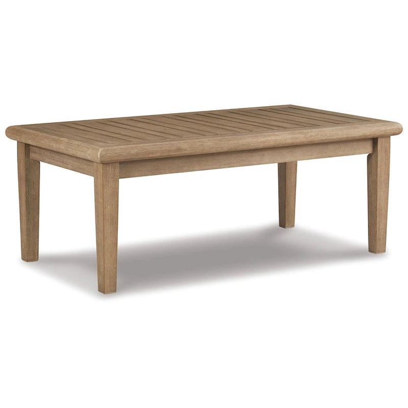 Signature Design by Ashley Gerianne Table basse rectangulaire d'extérieur marron - 50 L x 26 P x 18,63 H