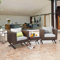Patio Festival X-Leg 3-Piece Outdoor Conversation Set