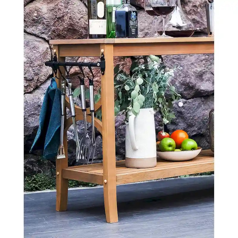 Cambridge Casual Lowell, console d'extérieur en teck
