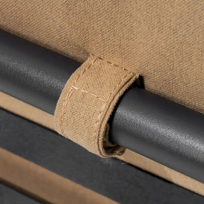 Chaise longue de patio réglable avec coussin et oreiller pour l'intérieur et l'extérieur