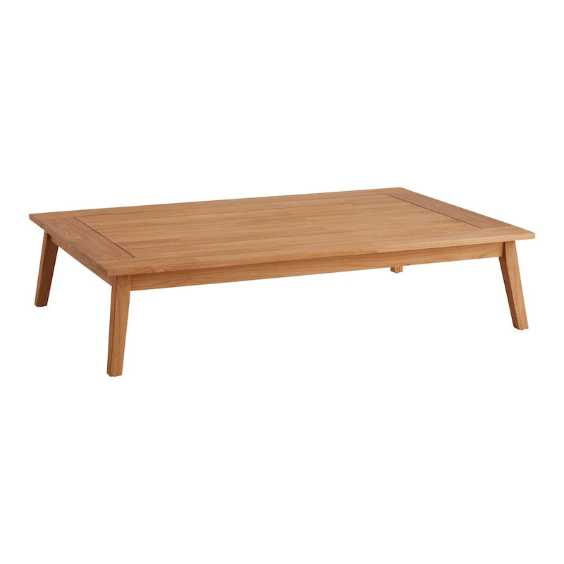 Table basse de jardin Searle en teck naturel