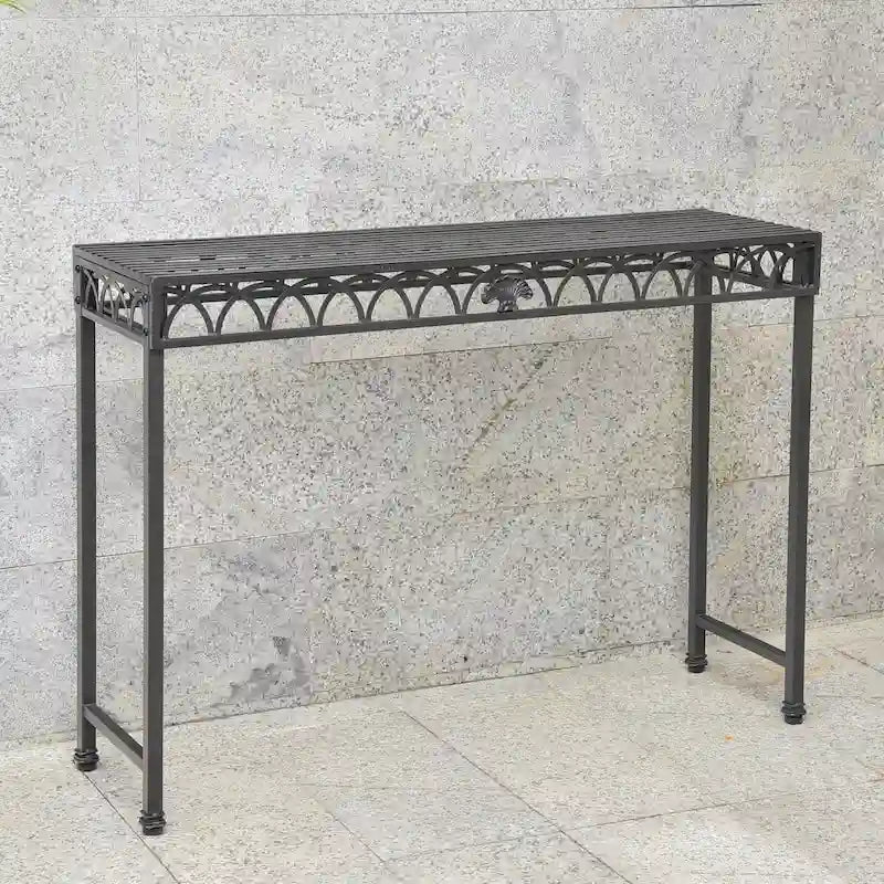 Console Segovia en fer pour l'intérieur/l'extérieur