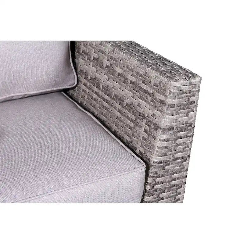 Fauteuil de salon LSI Letona 2 pièces avec coussin