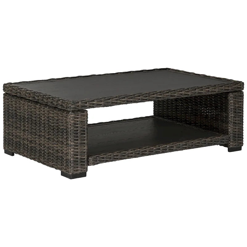 Table basse rectangulaire Signature Design by Ashley Grasson Lane marron