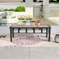 Patio Festival Outdoor 46.5 Long Metal Coffee Table