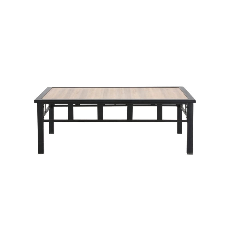 Patio Festival Table basse de jardin en métal de 118 cm de long