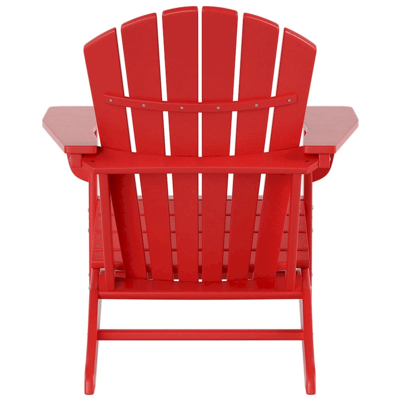 Chaises Adirondack Polytrends Altura Eco tout temps en poly pour l'extérieur (lot de 4)