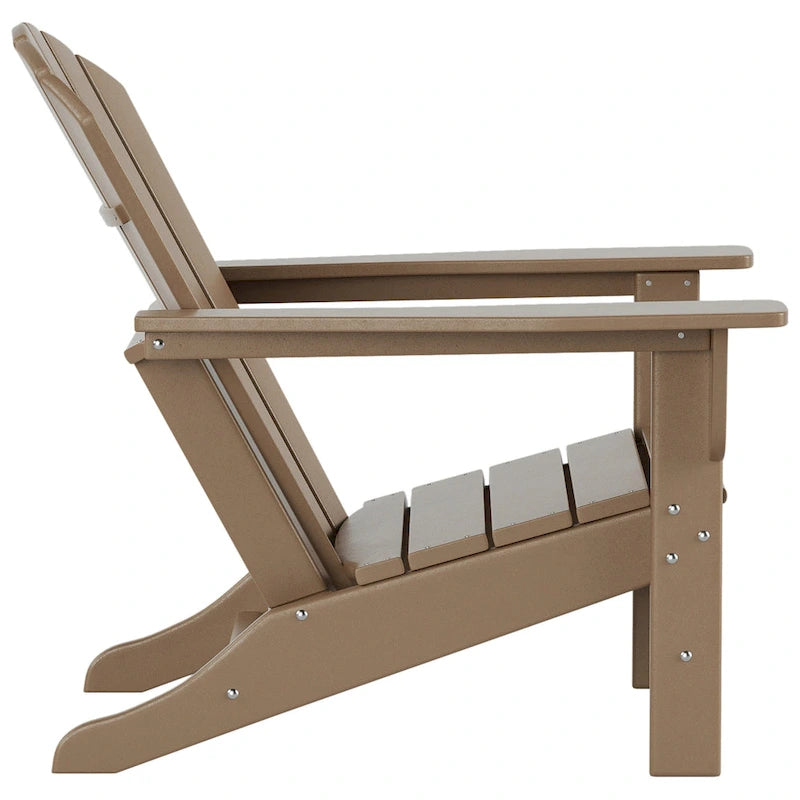 Chaises Adirondack Polytrends Altura Eco tout temps en poly pour l'extérieur (lot de 4)