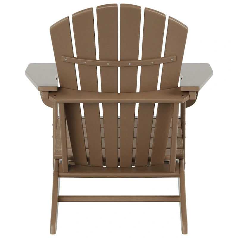 Chaises Adirondack Polytrends Altura Eco tout temps en poly pour l'extérieur (lot de 4)